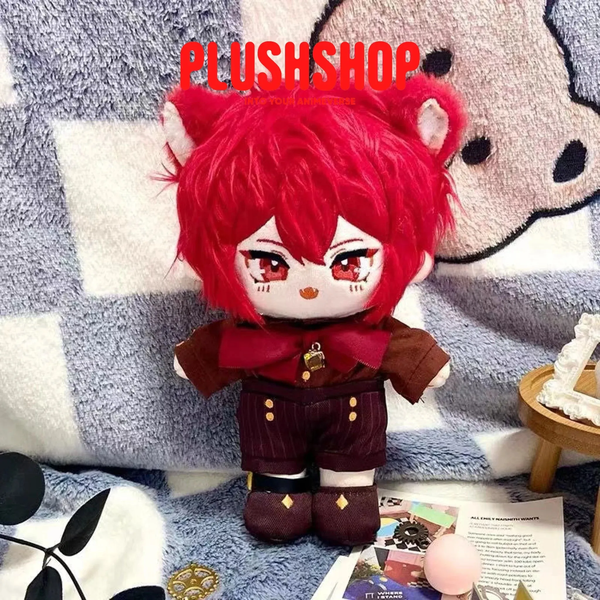 20cm Genshin Impact Diluc Cotton Doll Plushie Doll(Pre- order）