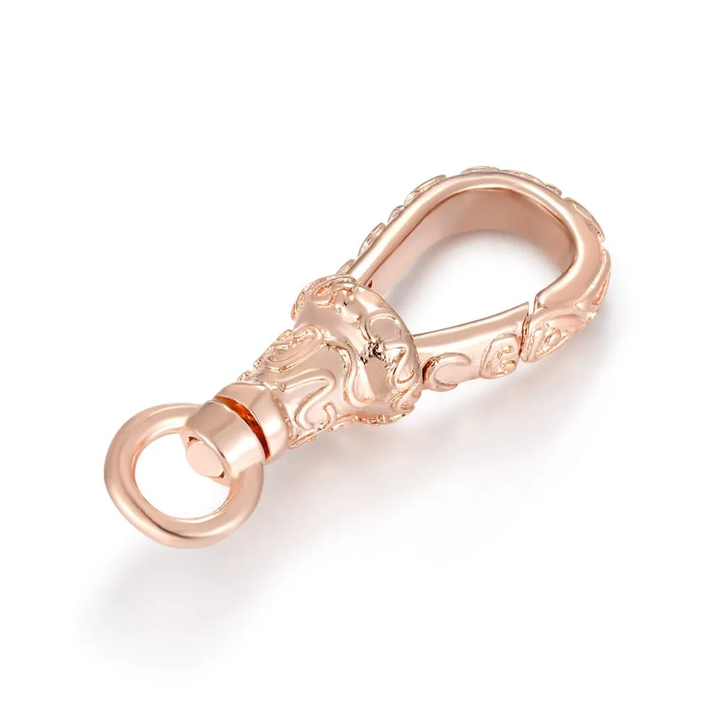 30mm Rose Gold Filled Bonded Albert Clasp 8mm/12mm
