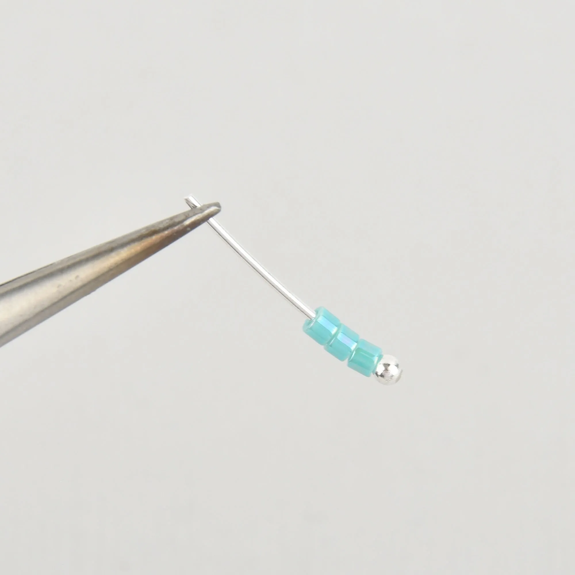 3/4" Silver Plated Ball Head Pins, 20mm, 100 gram bulk bag, pin0125