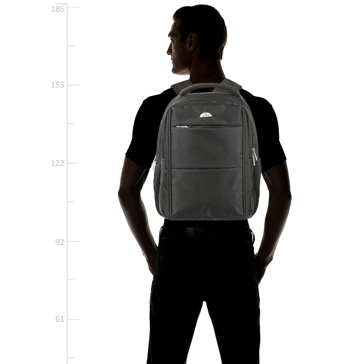 9263 Black Unisex Backpack