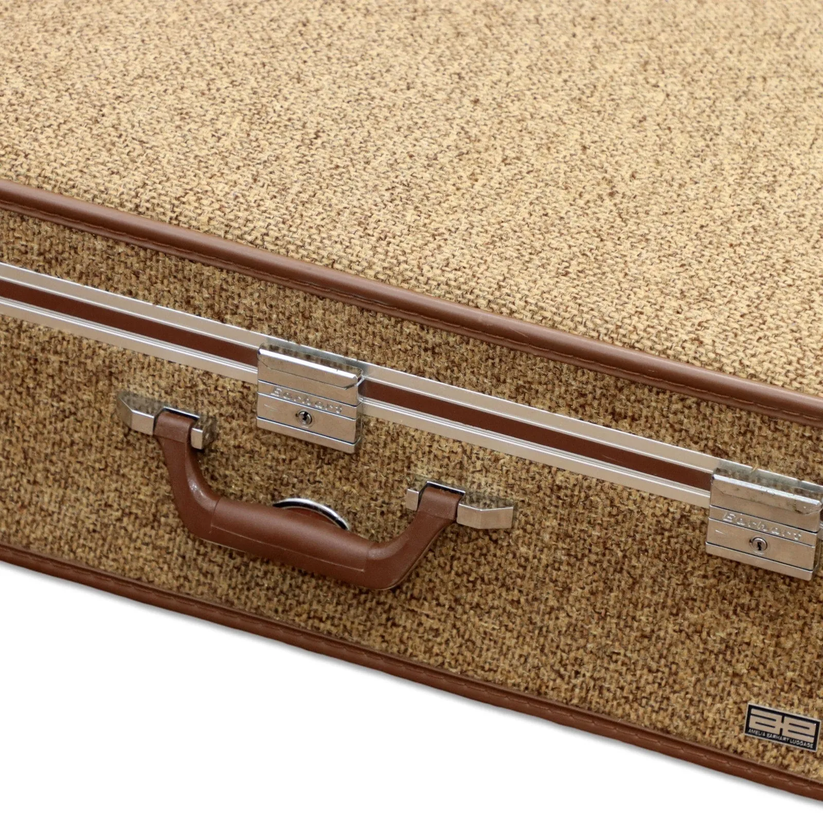Amelia Earhart British Tweed Luxury Series 29" Suitcase Baltimore Luggage 1980