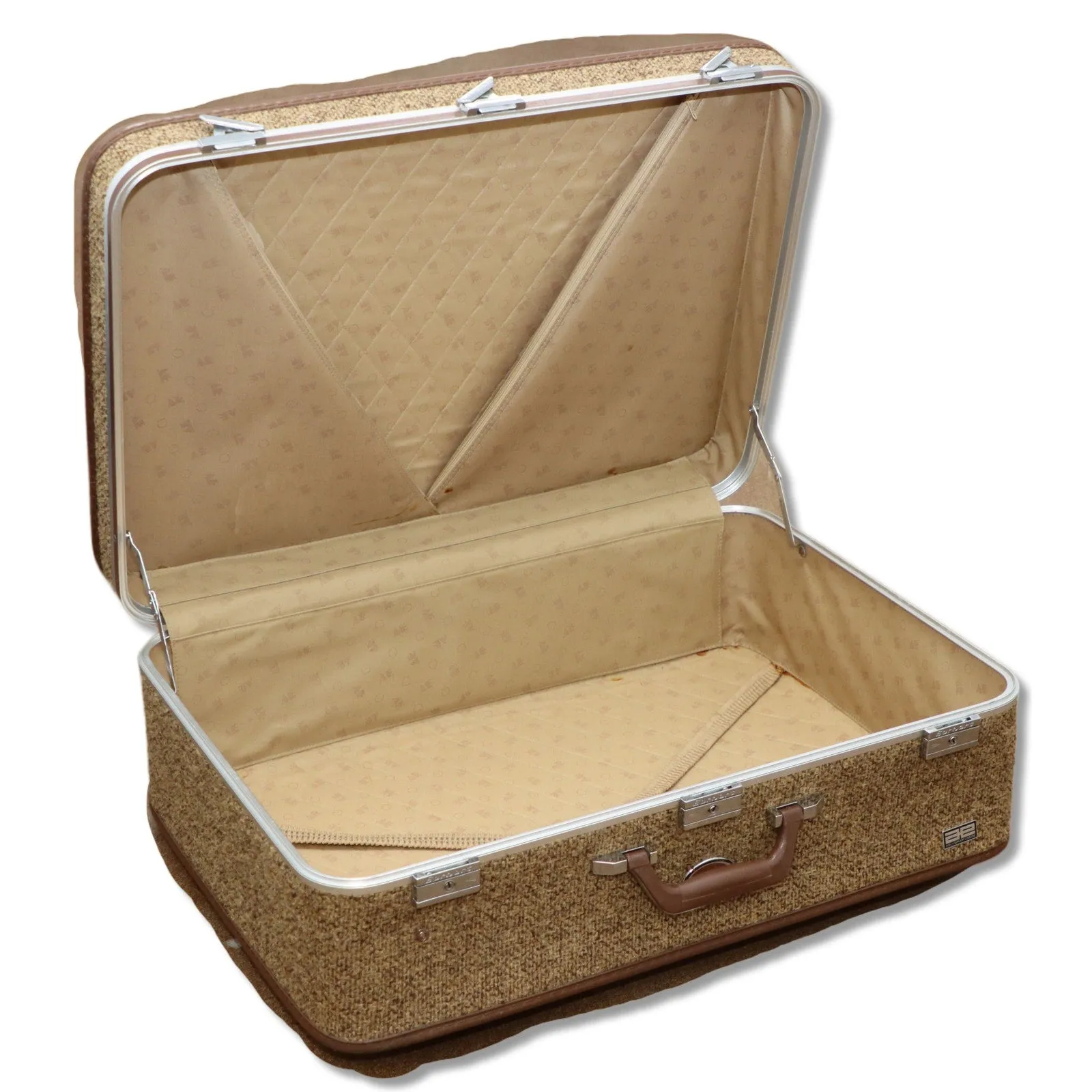 Amelia Earhart British Tweed Luxury Series 29" Suitcase Baltimore Luggage 1980