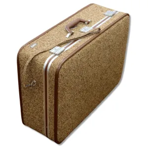 Amelia Earhart British Tweed Luxury Series 29" Suitcase Baltimore Luggage 1980