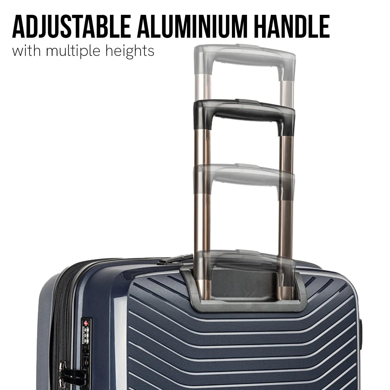 Astra 29in Lightweight Hard Shell Suitcase - Aegean Blue