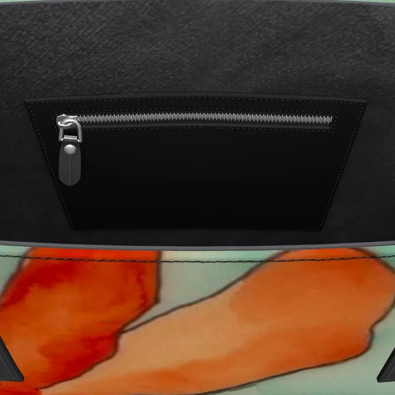 Baraka Blooms Leather Tote