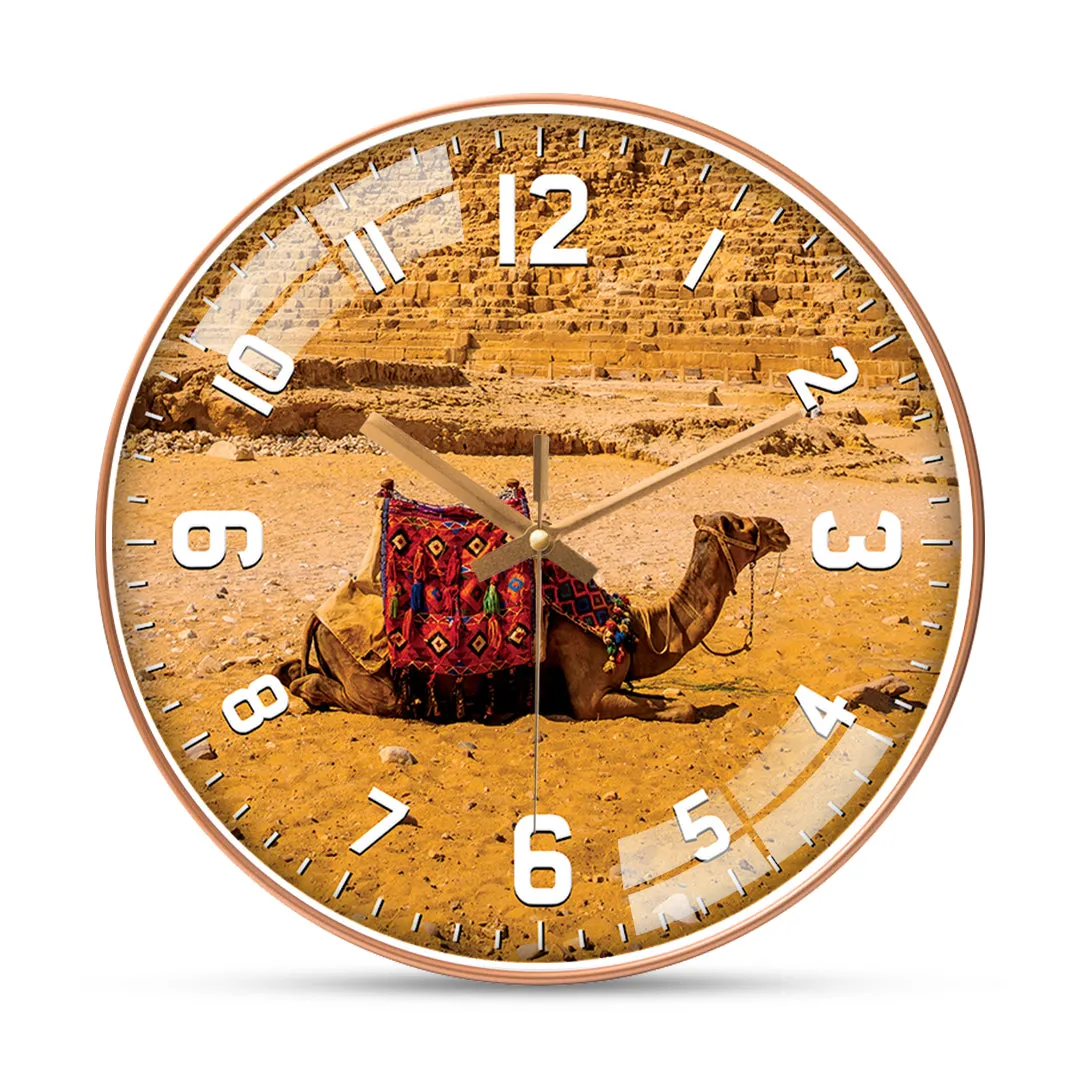 Beautiful camel sitting wall clock