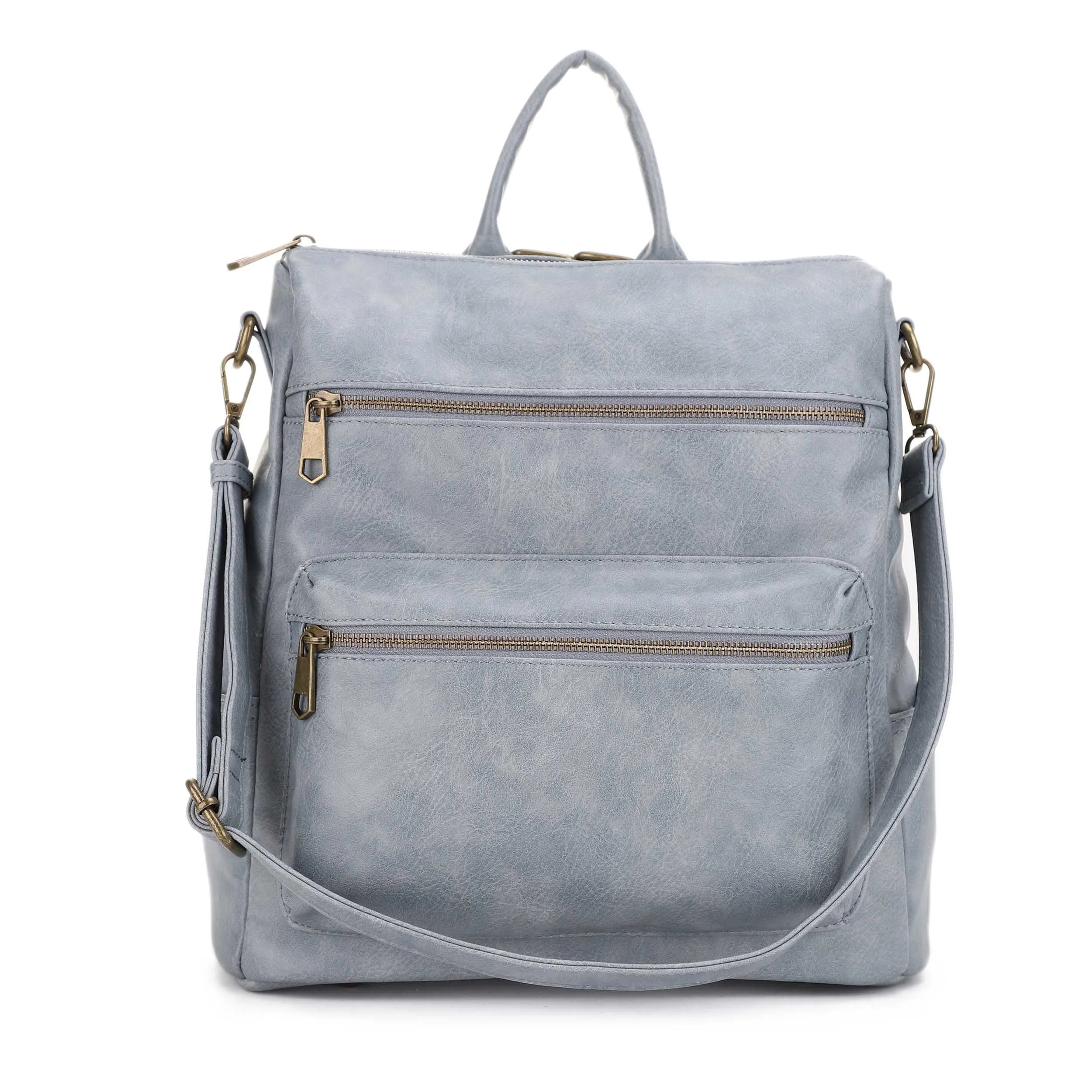 Bernice Double Front Zipper Backpack