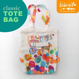 Bibsisita Canvas Tote Bag- BUBBLES KALESA