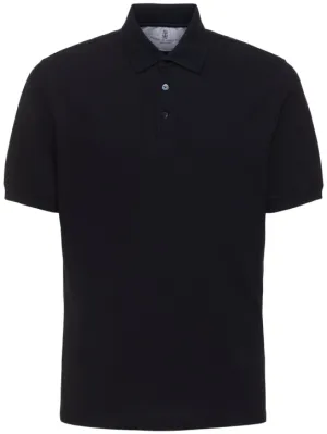 Brunello Cucinelli   Cotton piquet polo 