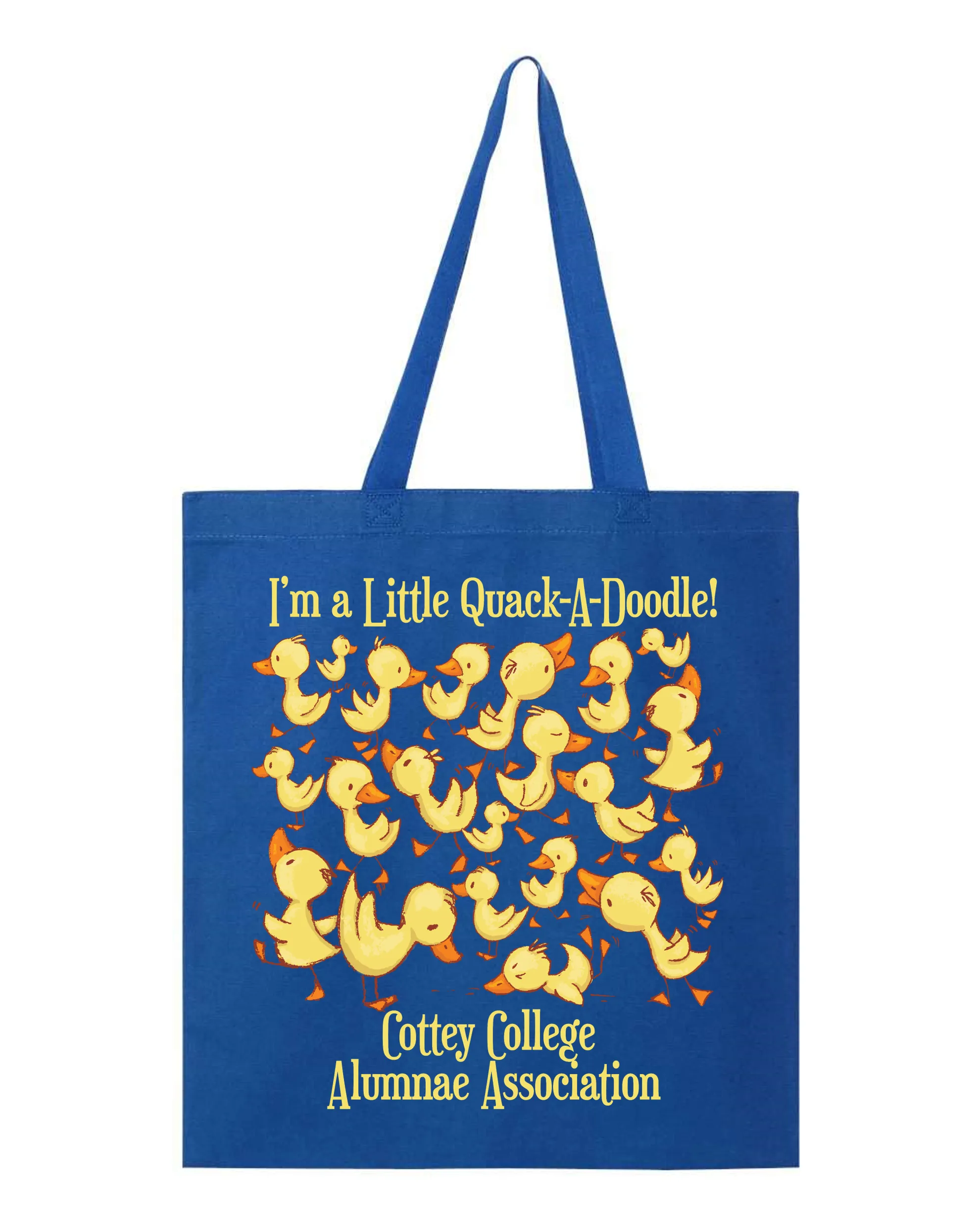 Canvas Bag Cottey Alumnae Association Quack A Doodle