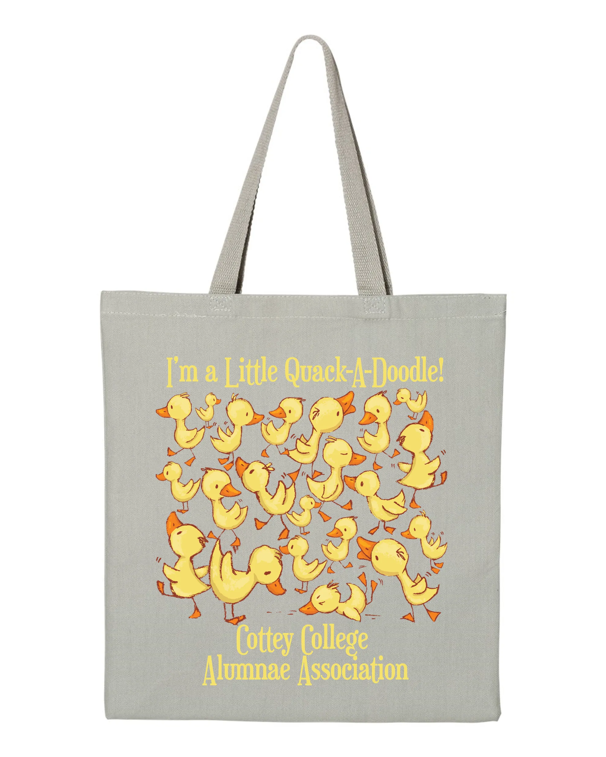 Canvas Bag Cottey Alumnae Association Quack A Doodle