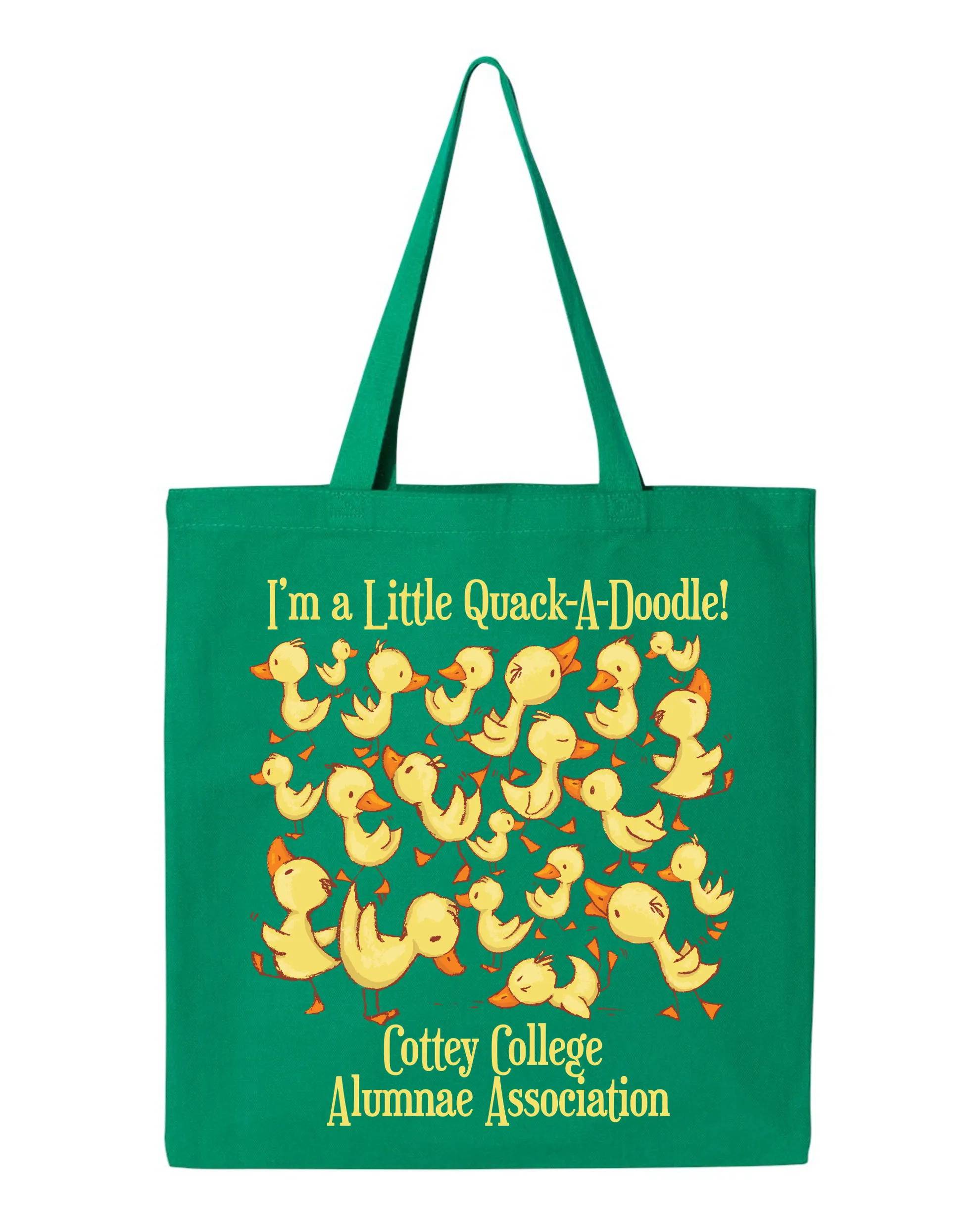 Canvas Bag Cottey Alumnae Association Quack A Doodle