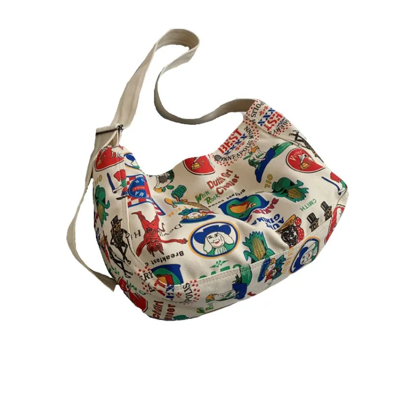 Canvas Shoulder Messenger Bag
