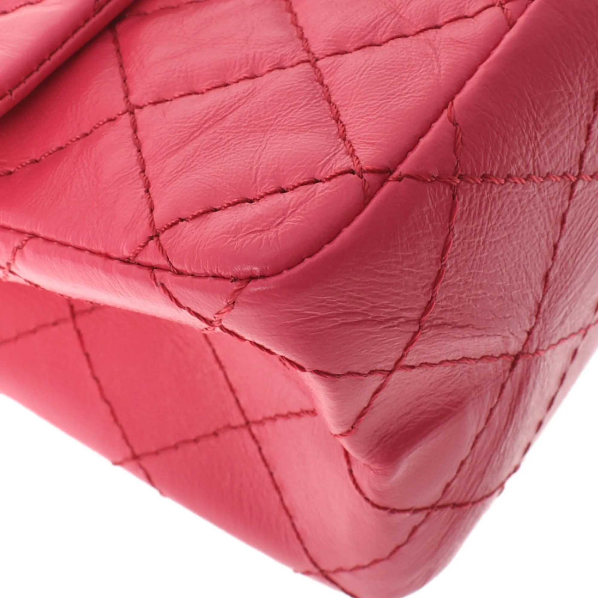 Chanel 2.55 chain pink tone ladies calf shoulder bag