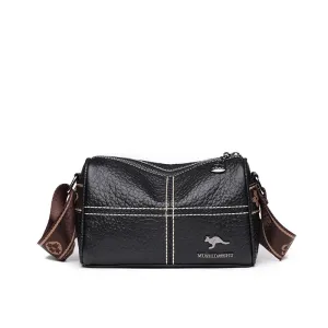 Classic Genuine Leather Crossbody Bag