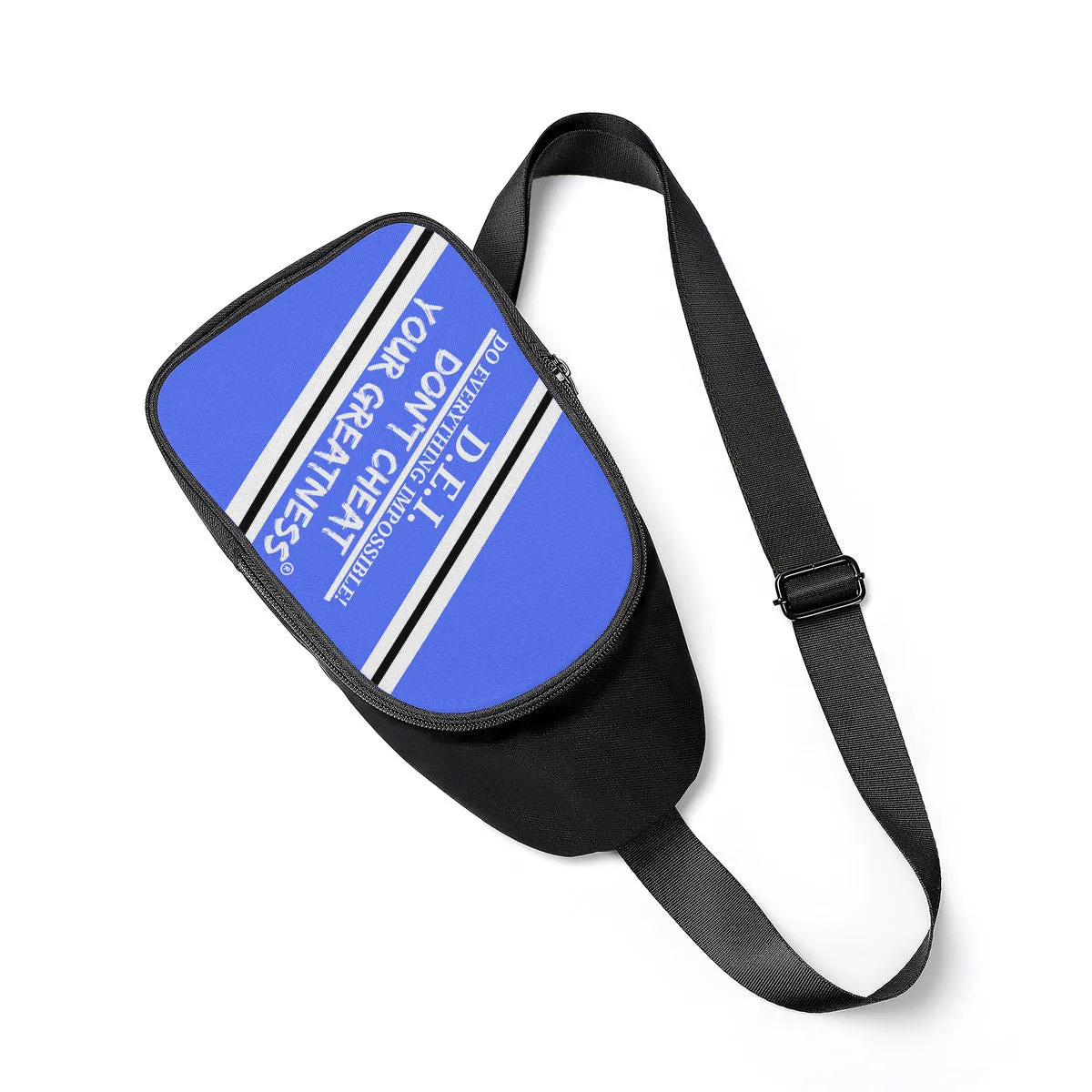 DCYG DEI Black ,White, & Blue Chest Bag