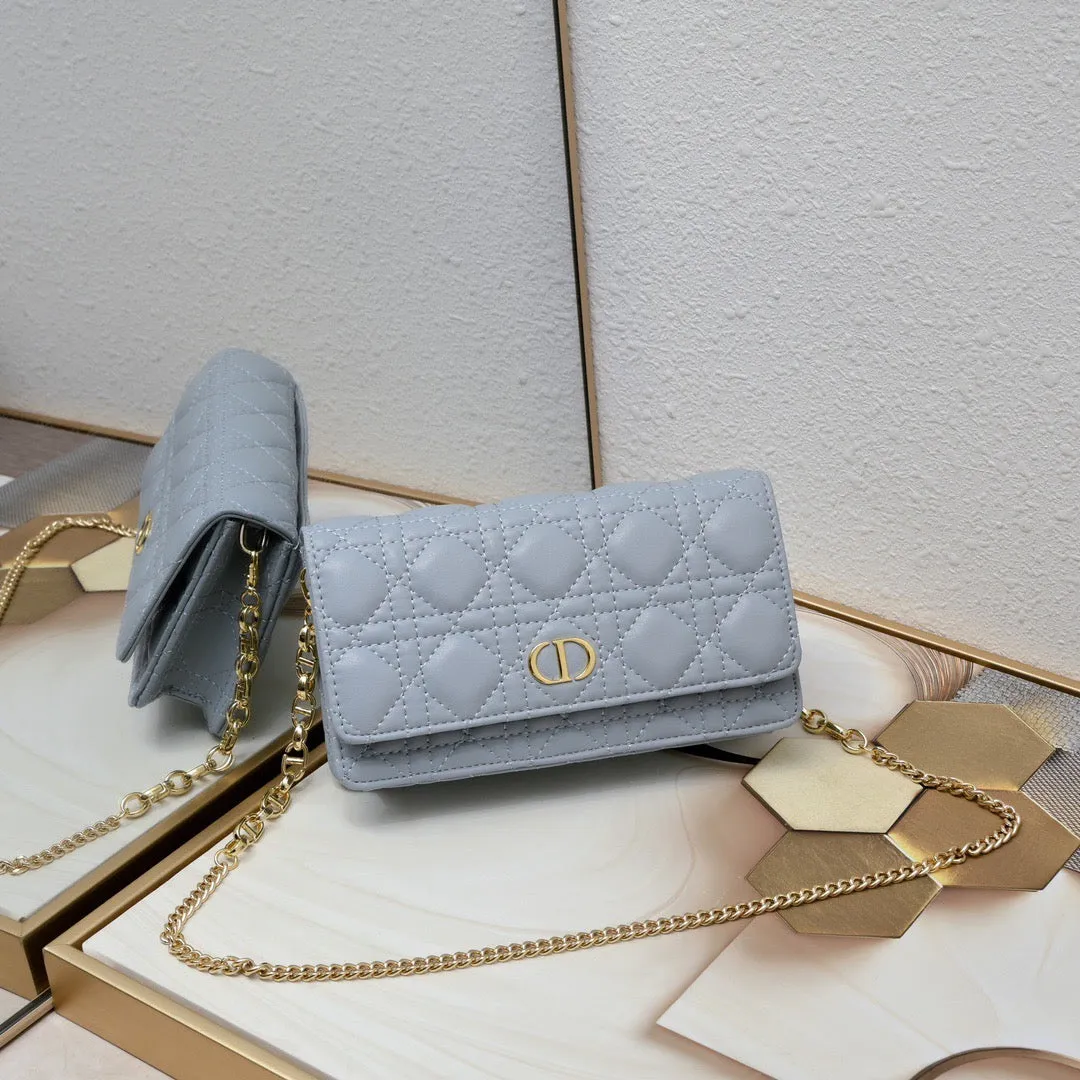 DR320 Dior Caro Pouch / 8 x 4.5 x 1.5 inches