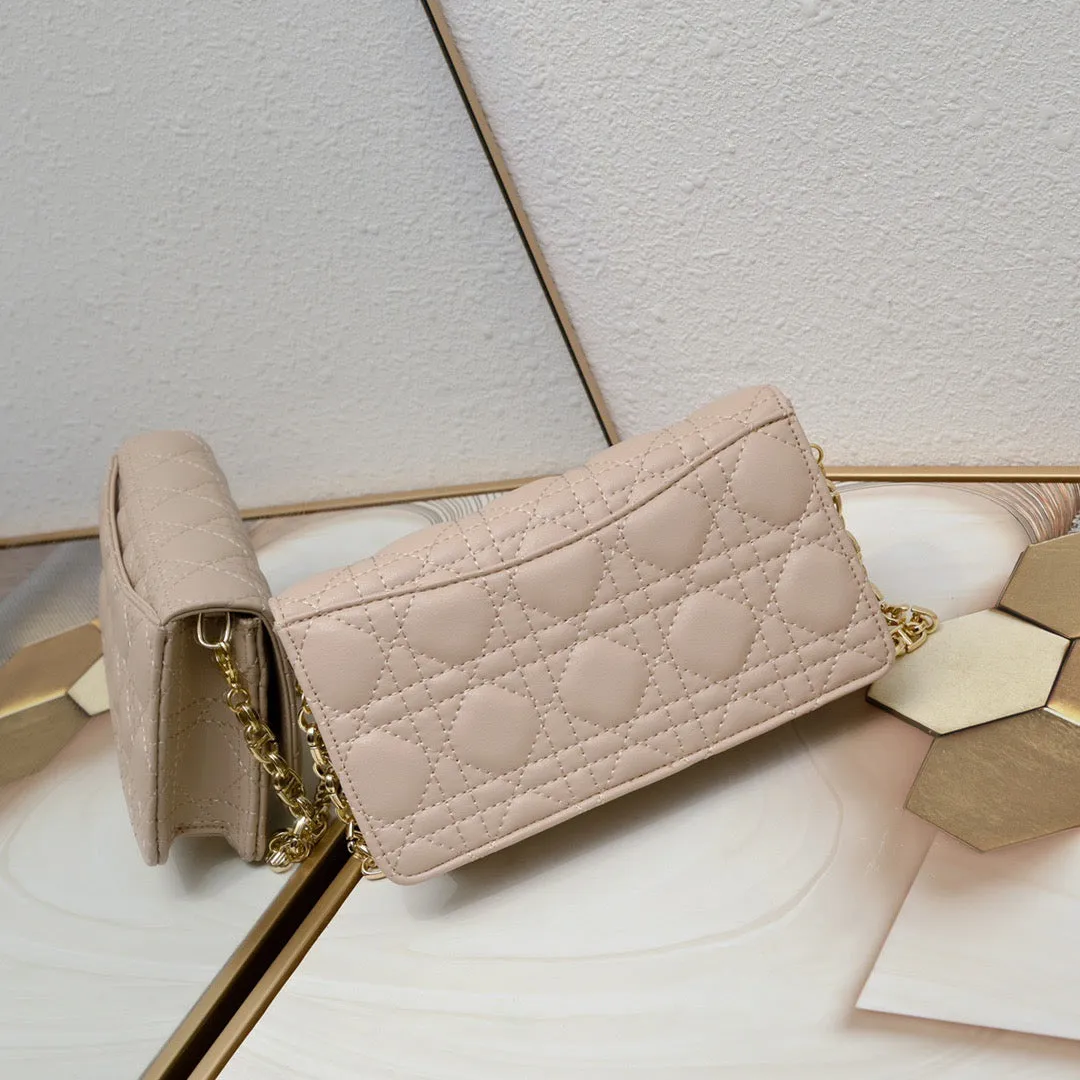 DR320 Dior Caro Pouch / 8 x 4.5 x 1.5 inches