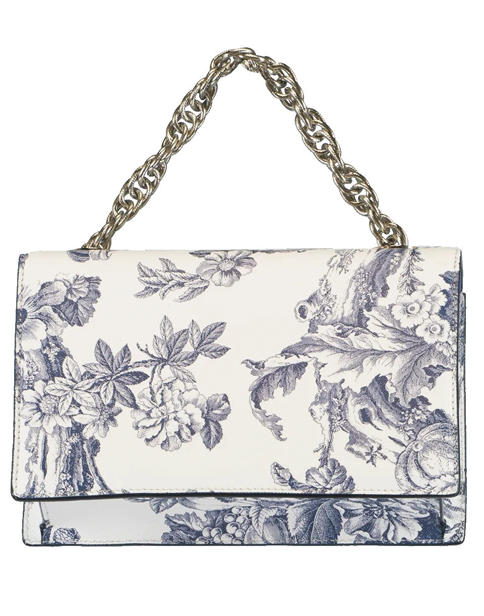 Floral Print Tro Handbag