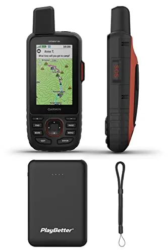 Garmin GPSMAP 66i Hiking GPS Tactical Bundle
