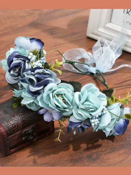 Girls Beautiful Rose Flower Halo