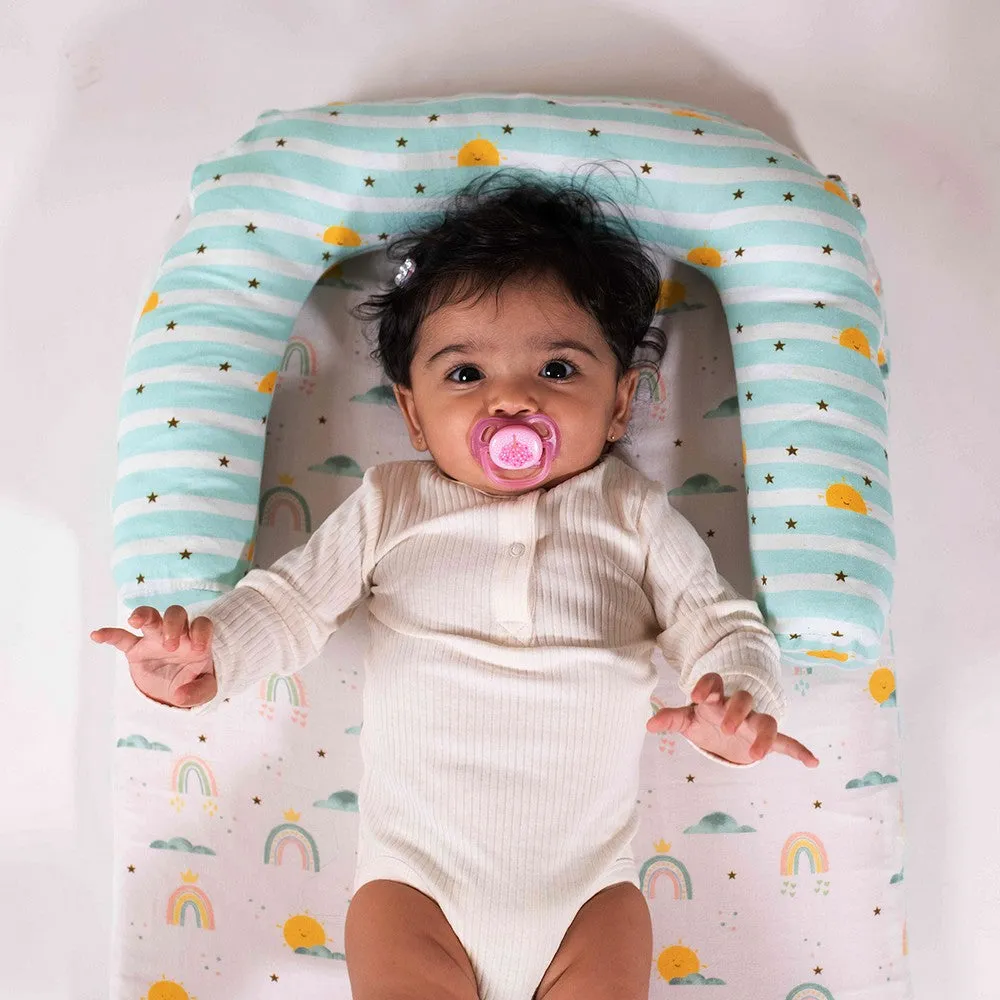 Green Horizon Foldable Baby Bed