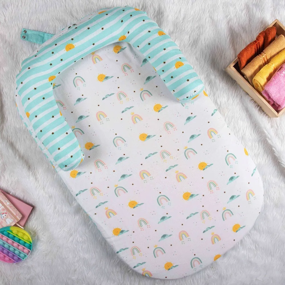 Green Horizon Foldable Baby Bed