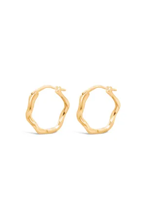 Hoops ~ Melt Small Huggies in Gold