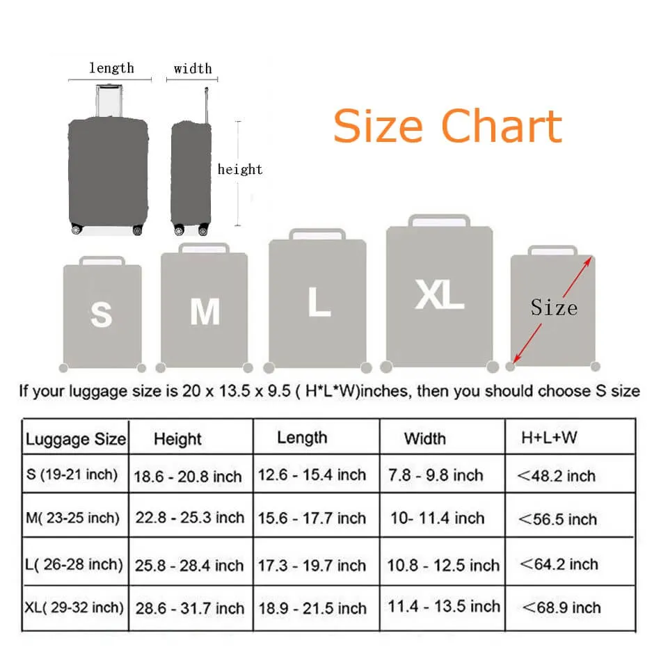 Leaning Tower | Standard Design | Luggage Suitcase Protective Cover