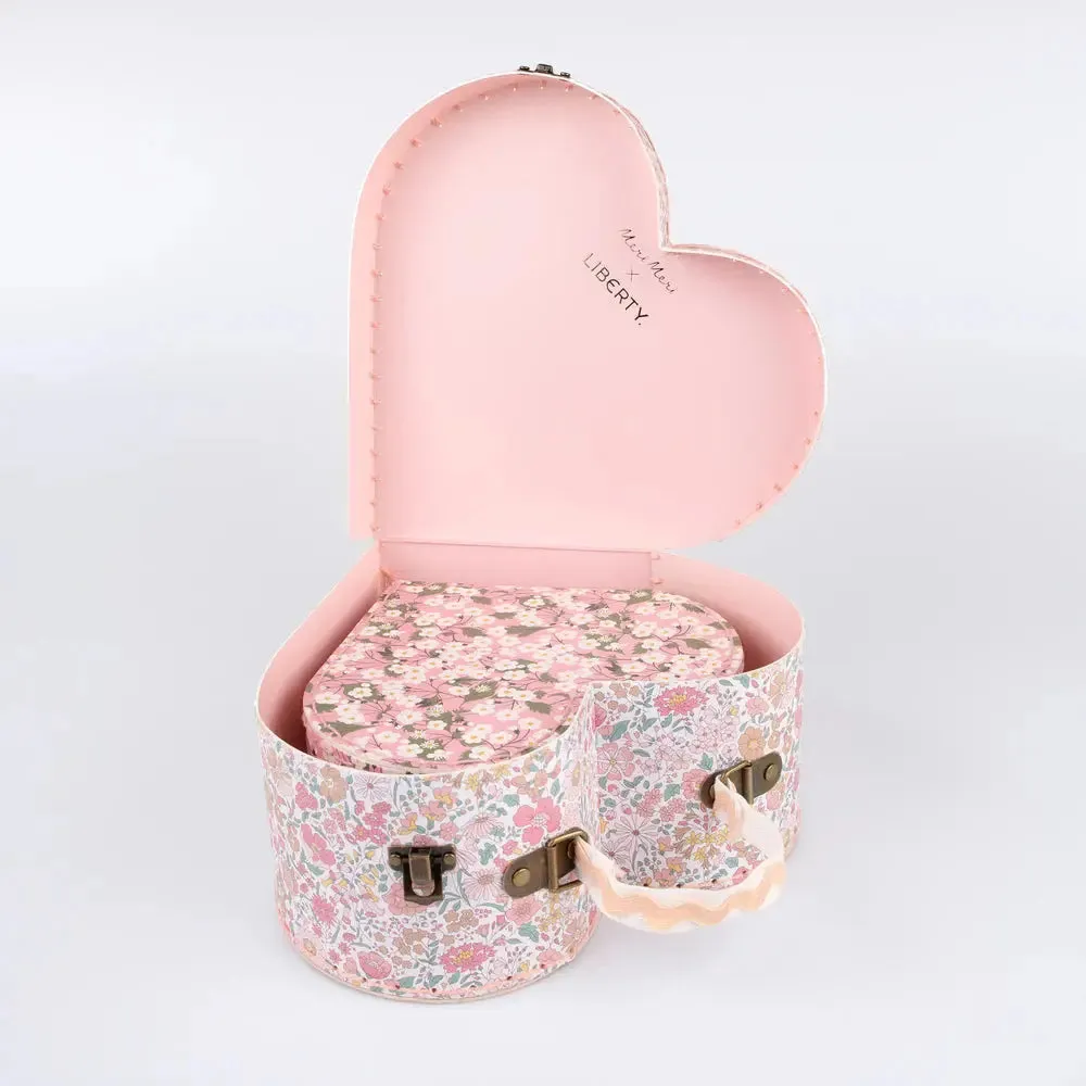 Liberty Heart Suitcases X2