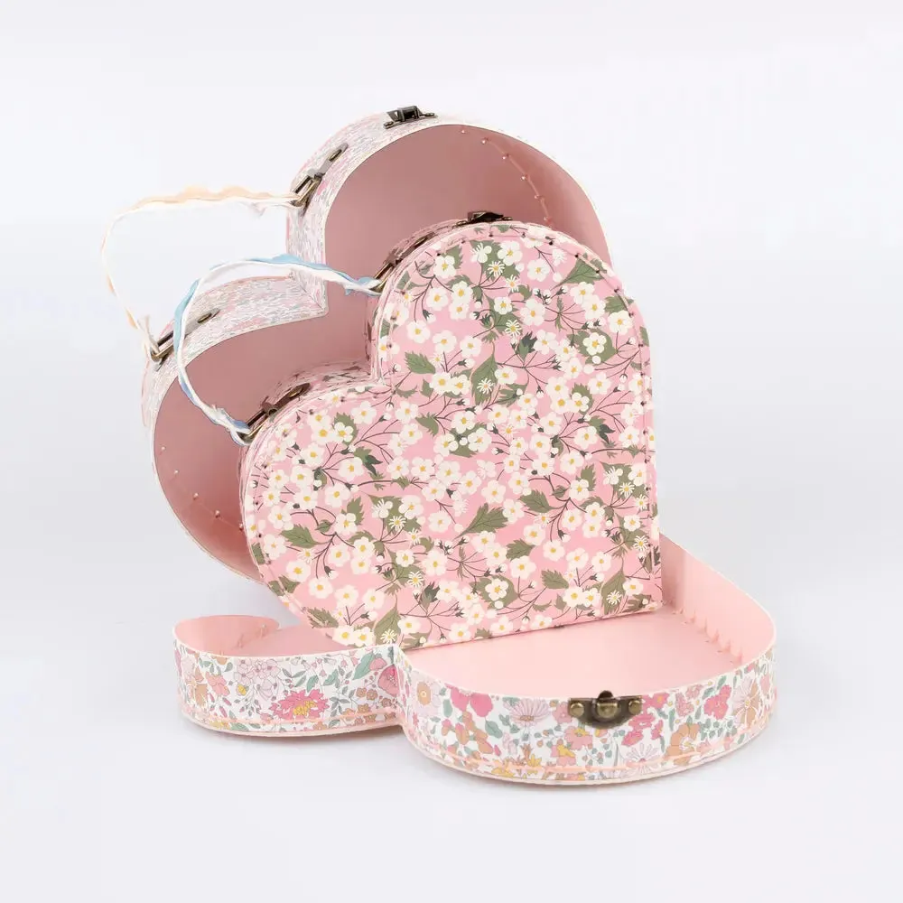 Liberty Heart Suitcases X2