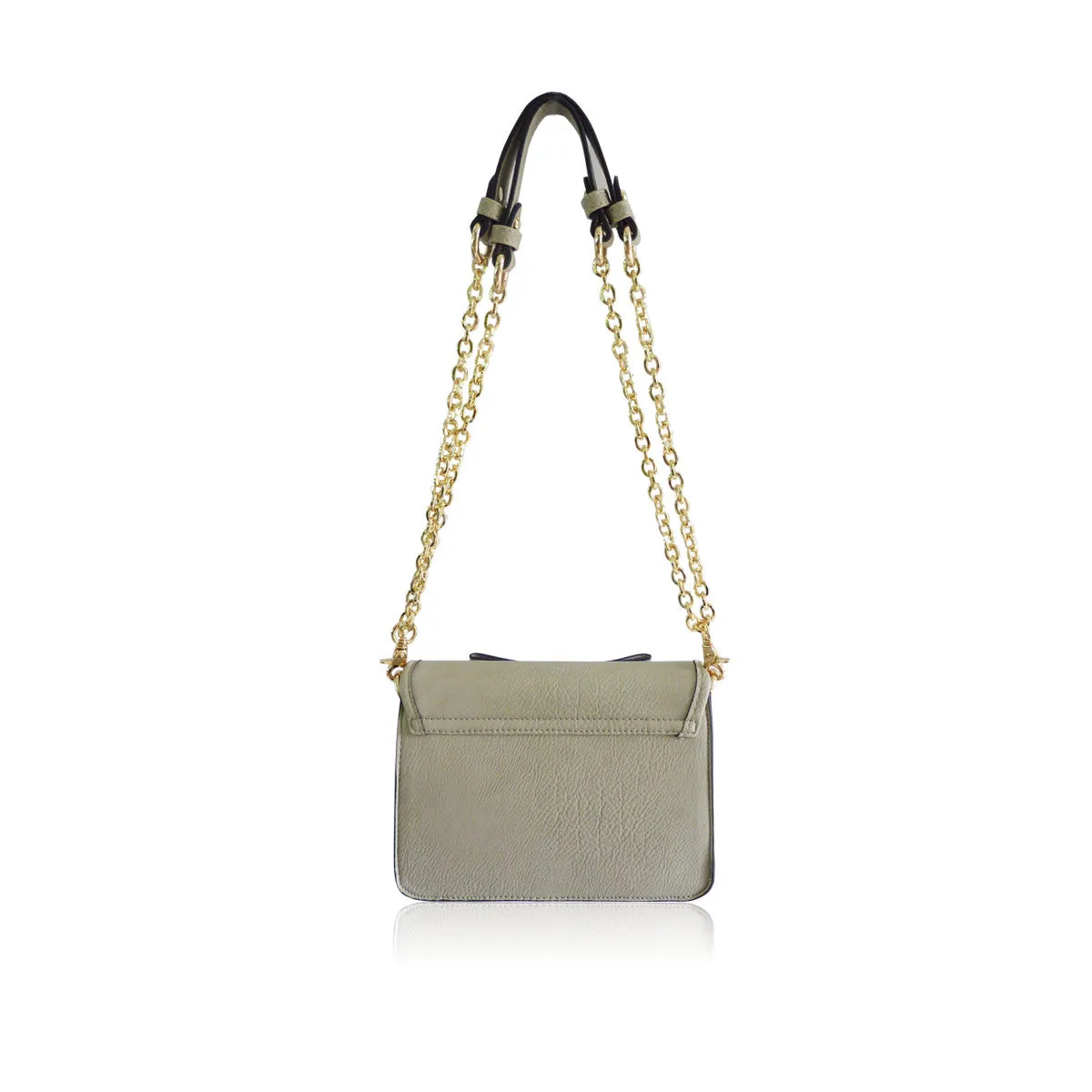 LYDC Grey Classy Bow Micro Bag