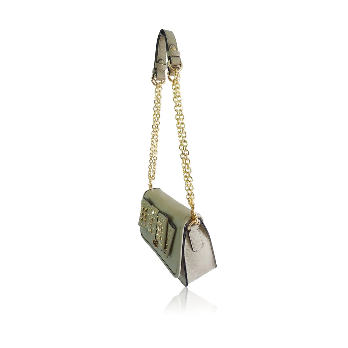 LYDC Grey Classy Bow Micro Bag