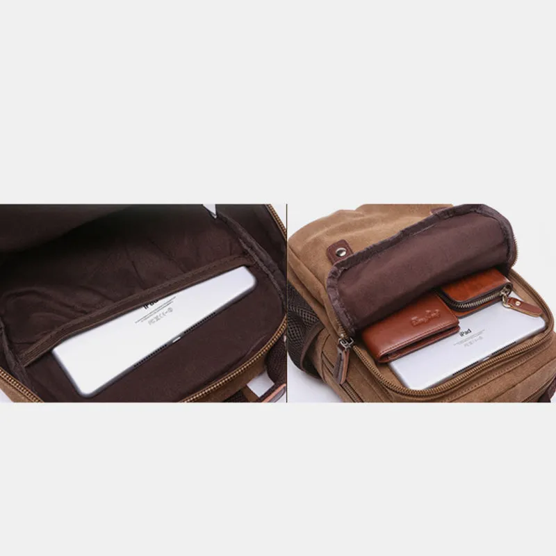 Messenger Bag Shoulder Sling Backpack Travel Rucksack
