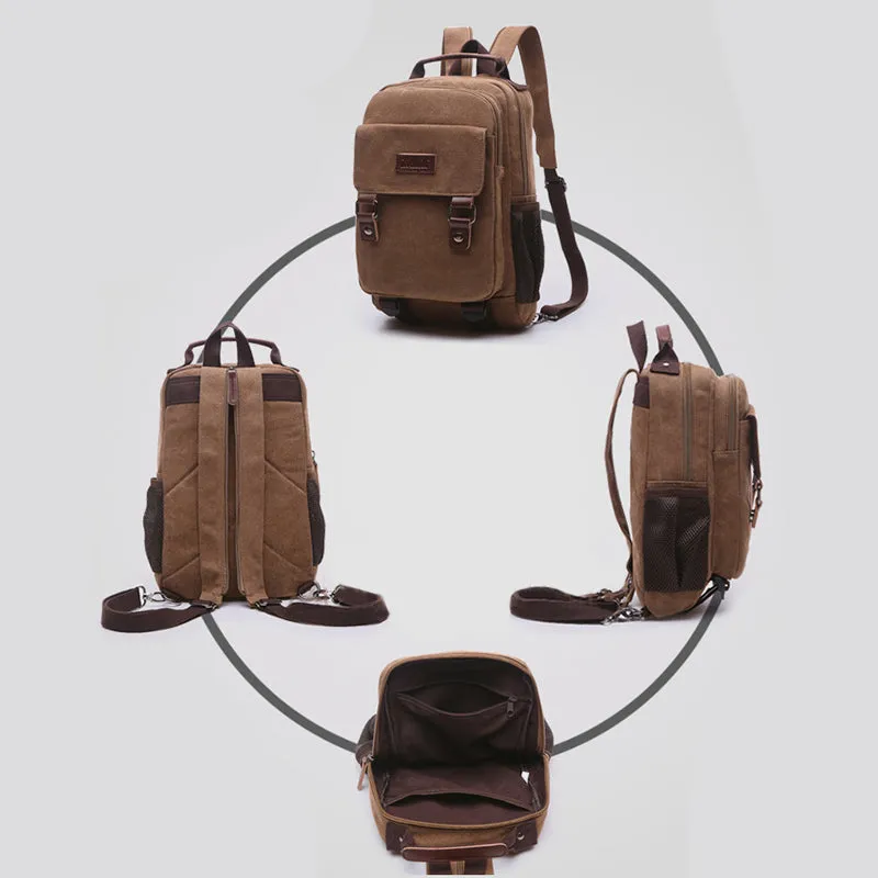 Messenger Bag Shoulder Sling Backpack Travel Rucksack