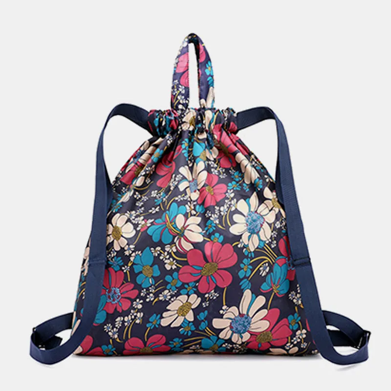Multifunctional Foldable Backpack With Lanyard