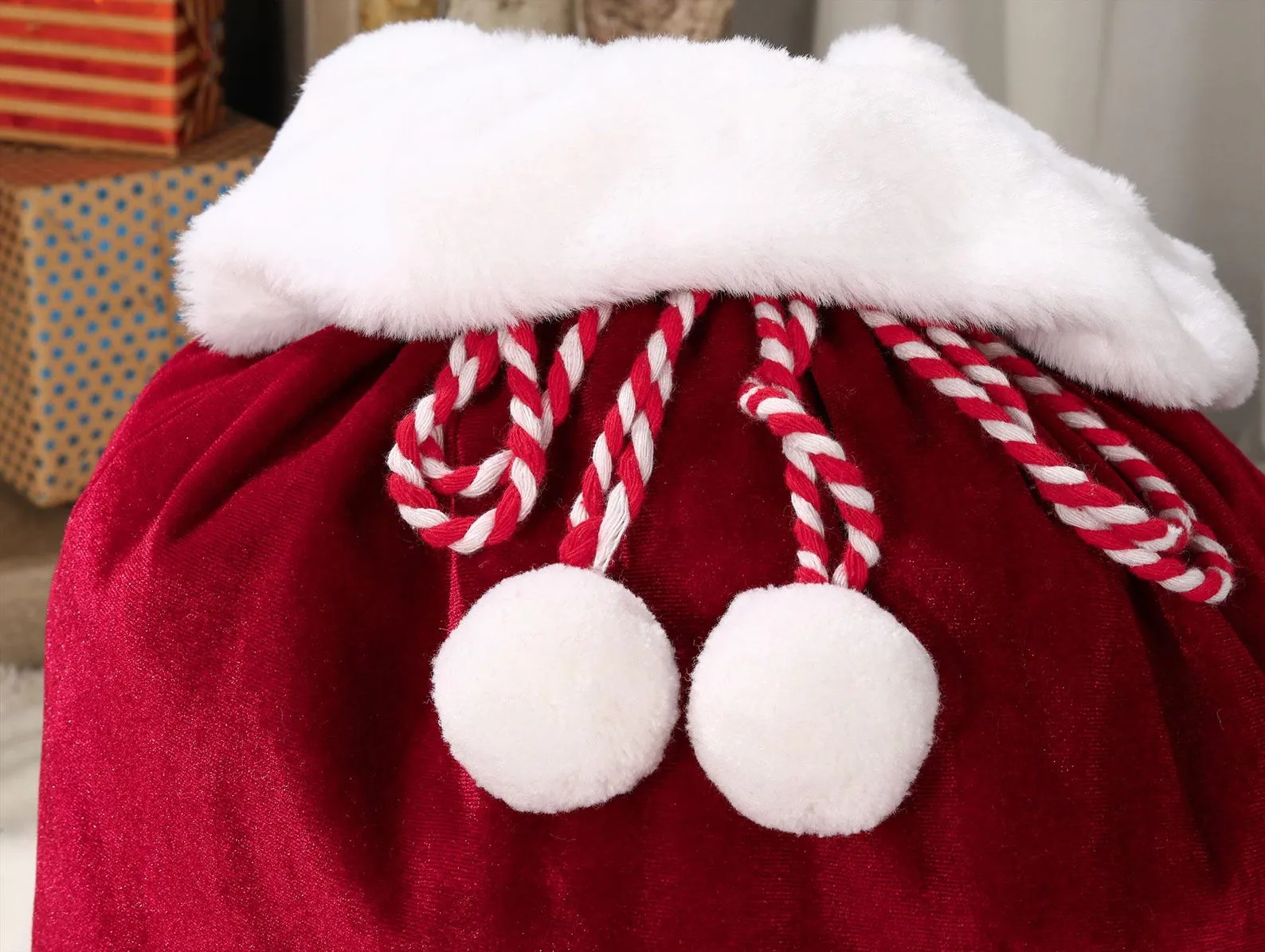 Personalised Velvet Santa Sack, Christmas Santa Sack, Christmas Gift Bag for Kids and Adults and pet, Christmas Gift Bag, Xmas.