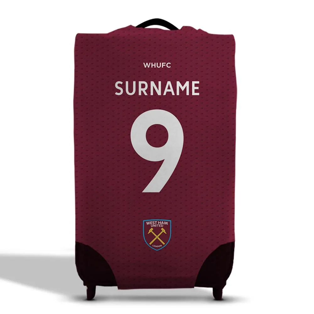 Personalised West Ham United FC Suitcase Cover (Medium)