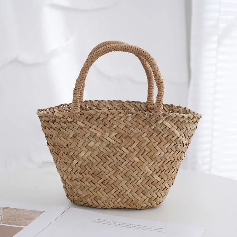 Personalized Embroidered Name Bags Straw Basket Bridal Shower Bags Customized Straw Bags Custom Wedding Bag Straw Tote