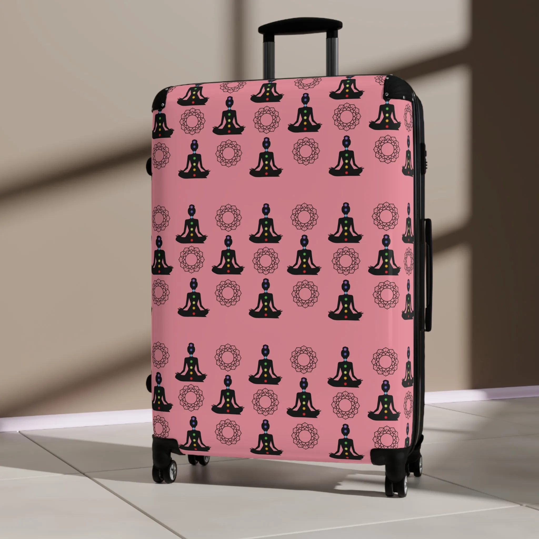 Pink Chakra Traveler Suitcase