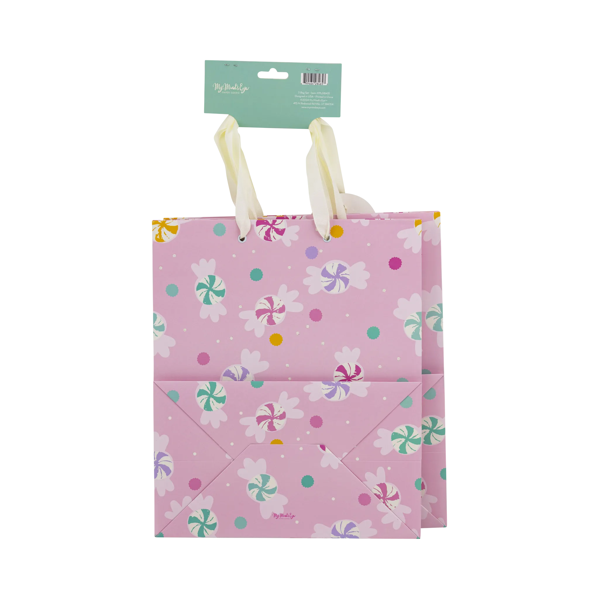 PLGB431 - Candy Medium Gift Bag Set of 3