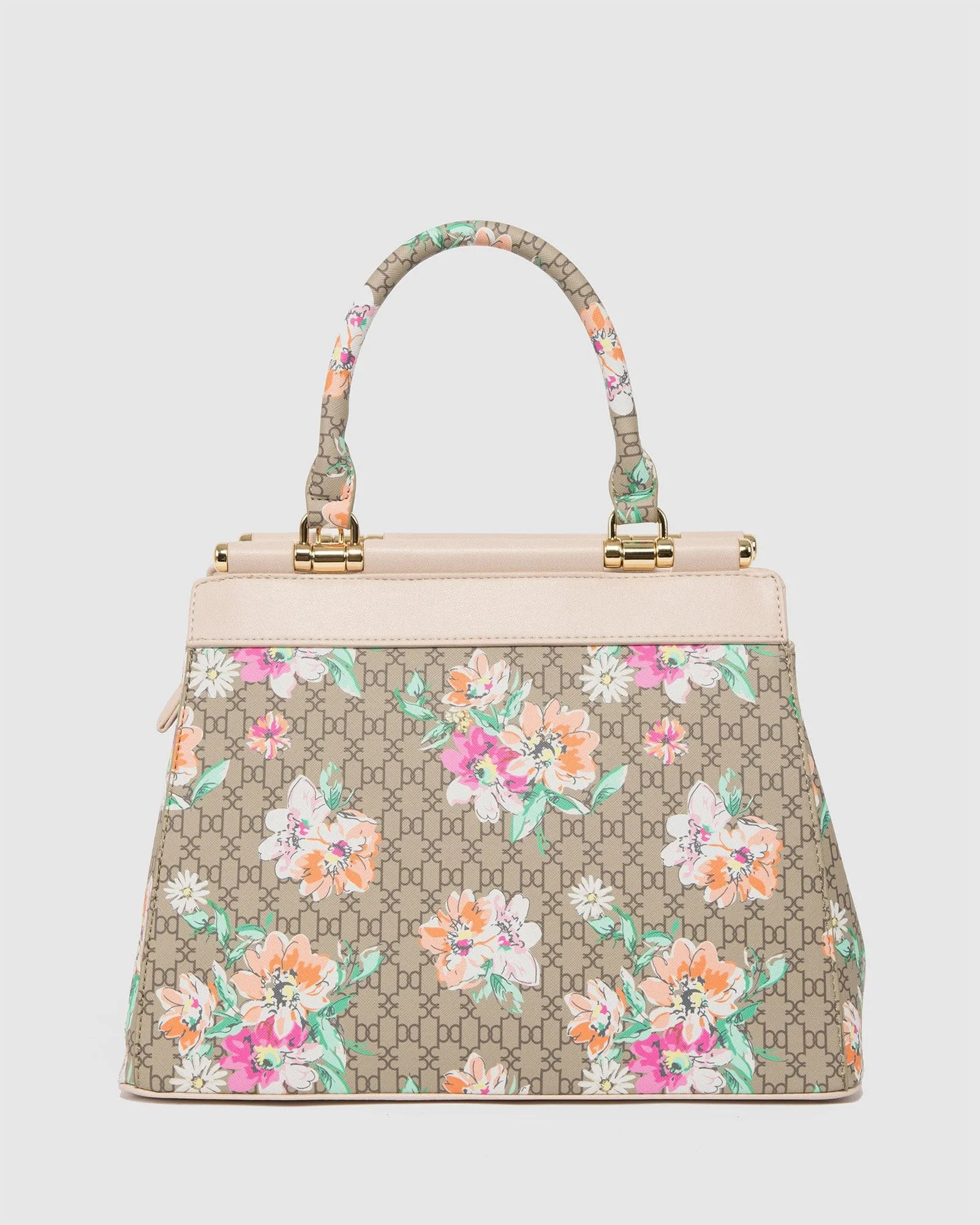 Print Yevette Panel Tote Bag