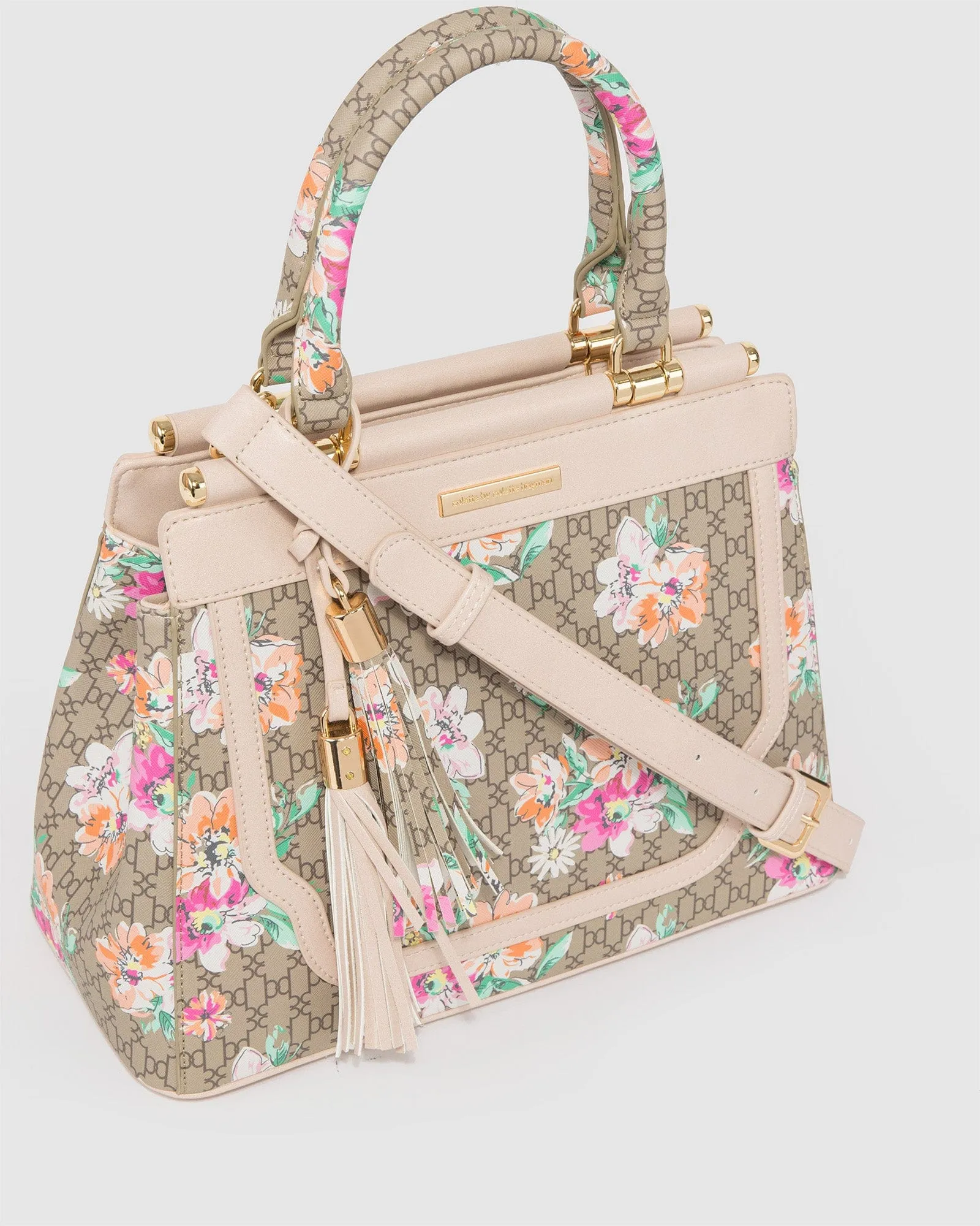 Print Yevette Panel Tote Bag