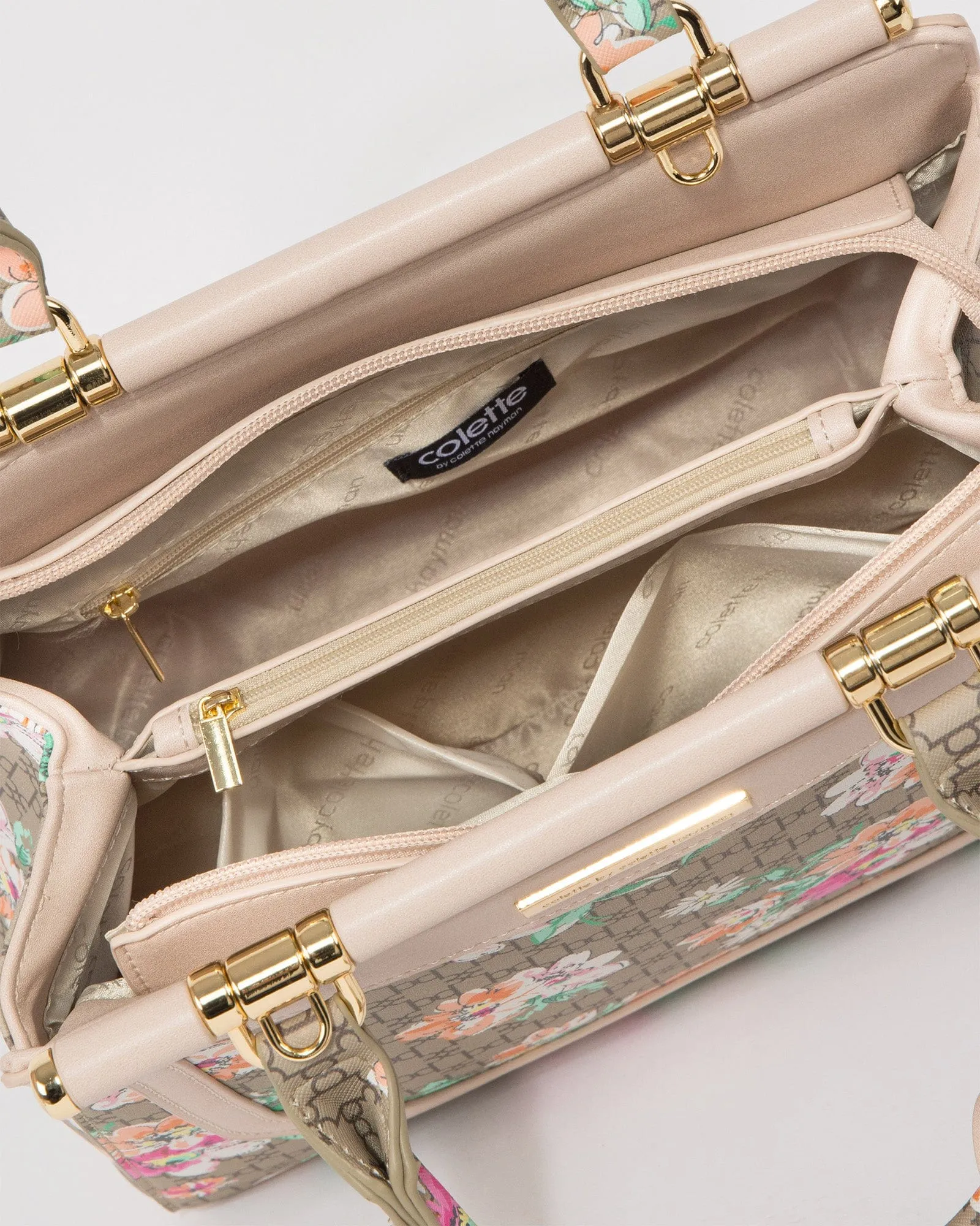 Print Yevette Panel Tote Bag