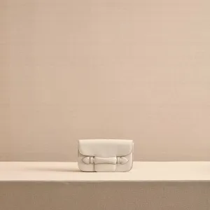 Romy Clutch in Ivory