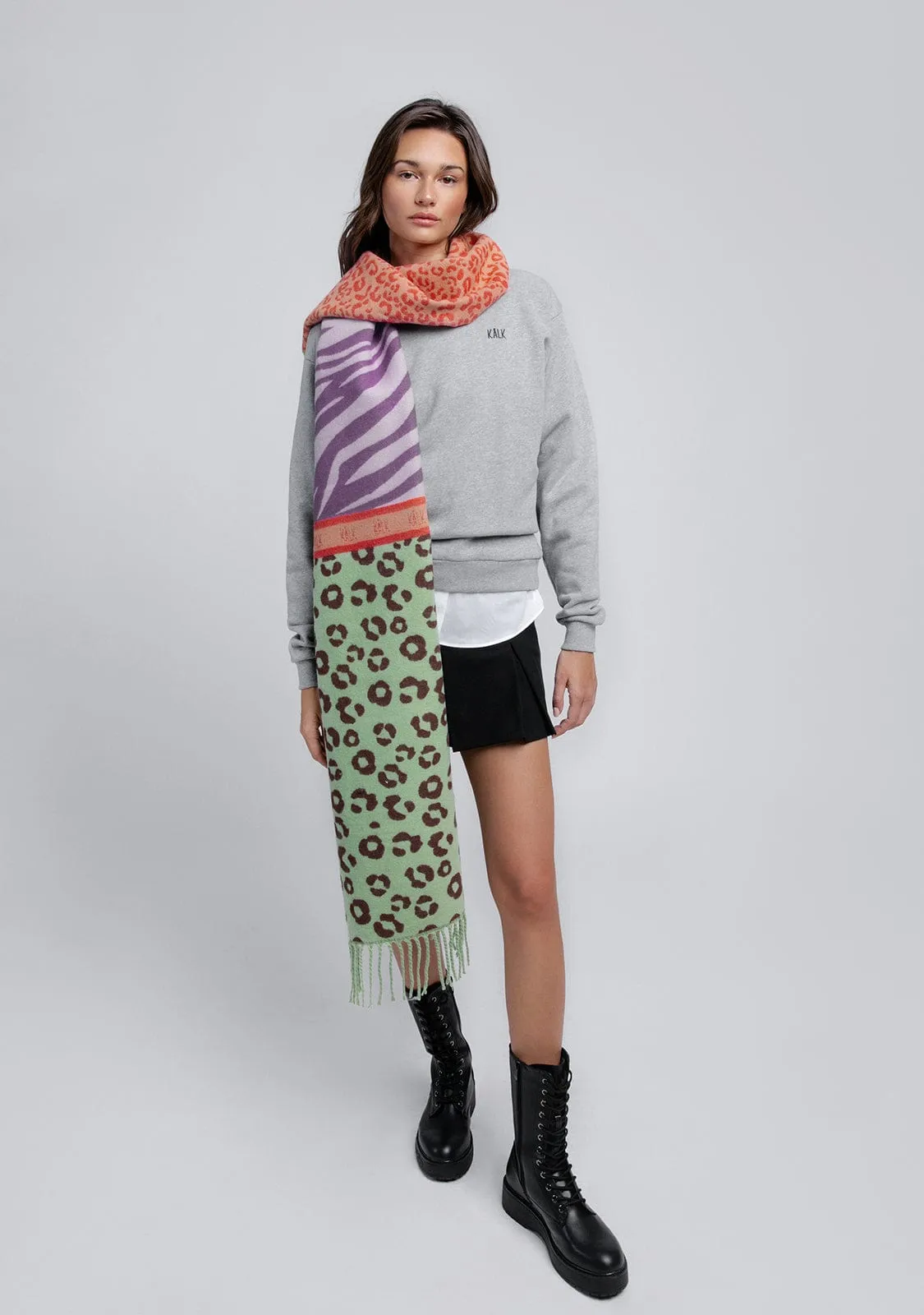 Scarf Melange Kalk