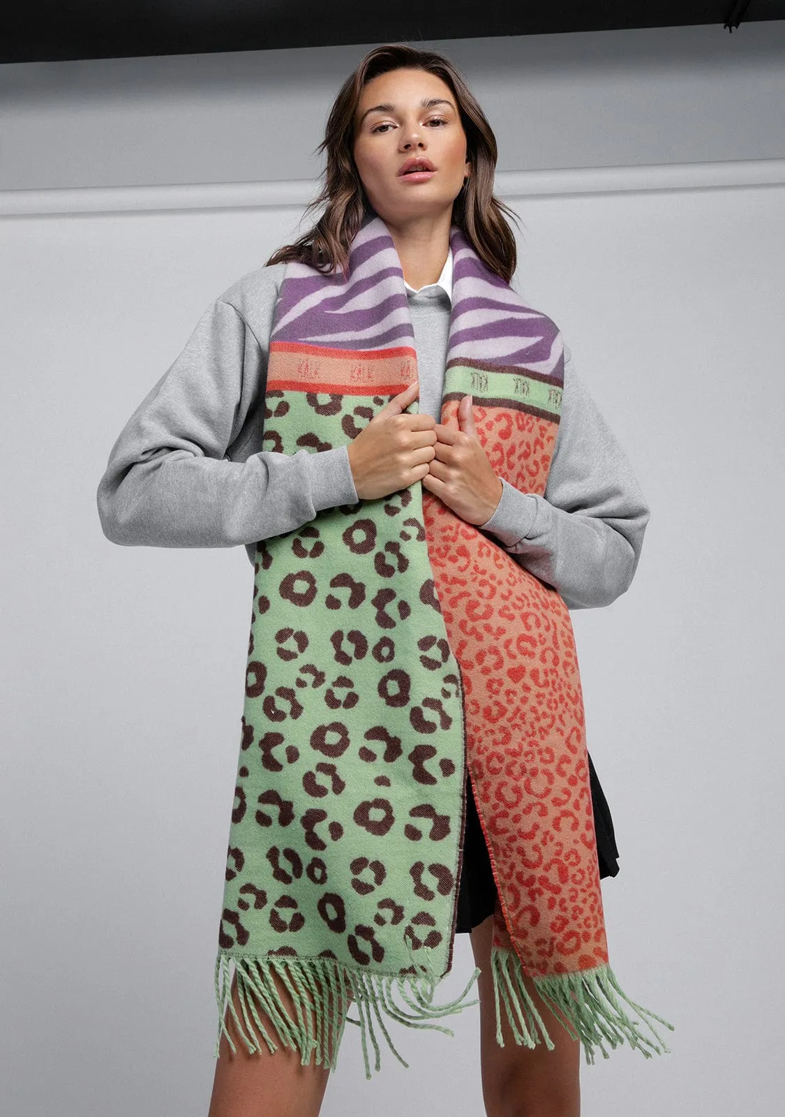Scarf Melange Kalk