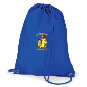 St Joseph's Highfield R.C.V.A. Primary School Royal Blue Gym Bag