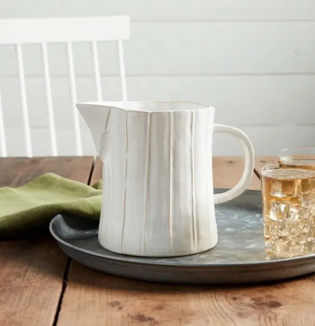textured pitcher