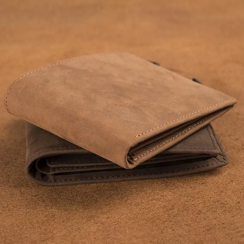 Thin Wallet For Family Laser Inscription Leather Purse Gift